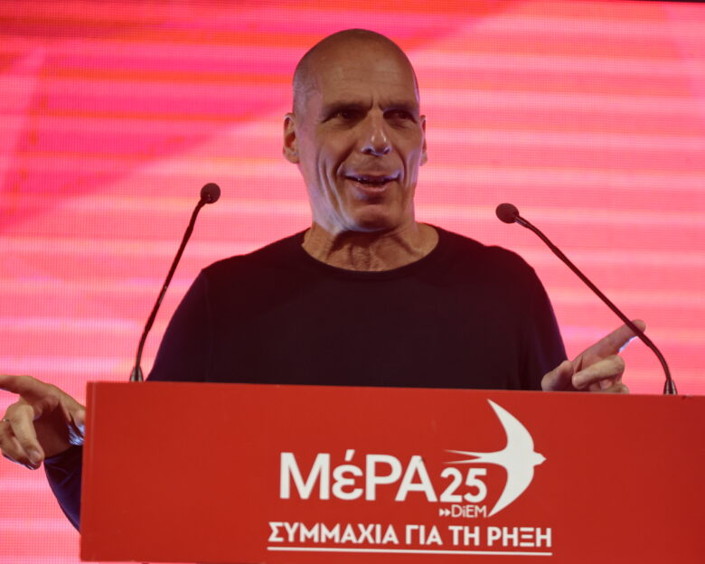 Ο πρώην υπουργός Οικονομικών και γενικός γραμματέας του ΜέΡΑ25, Γιάνης Βαρουφάκης