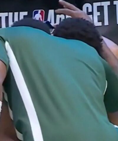 Απαρηγόρητος ο Γιάννης Αντετοκούνμπο μετά τον τραυματισμό του: Η αγκαλιά του Θανάση