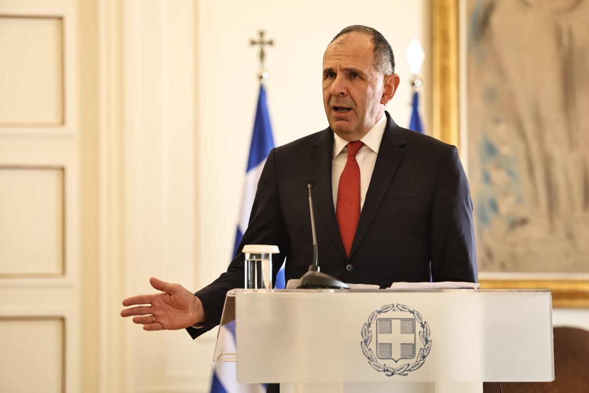 Ο υπουργός Εξωτερικών, Γιώργος Γεραπετρίτης