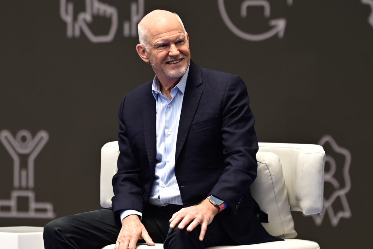 Ο πρώην πρωθυπουργός. Γιώργος Παπανδρέου