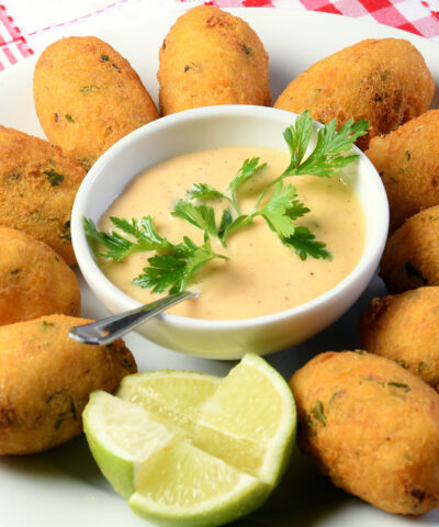 Ρεβιθοκεφτέδες με καβούρι