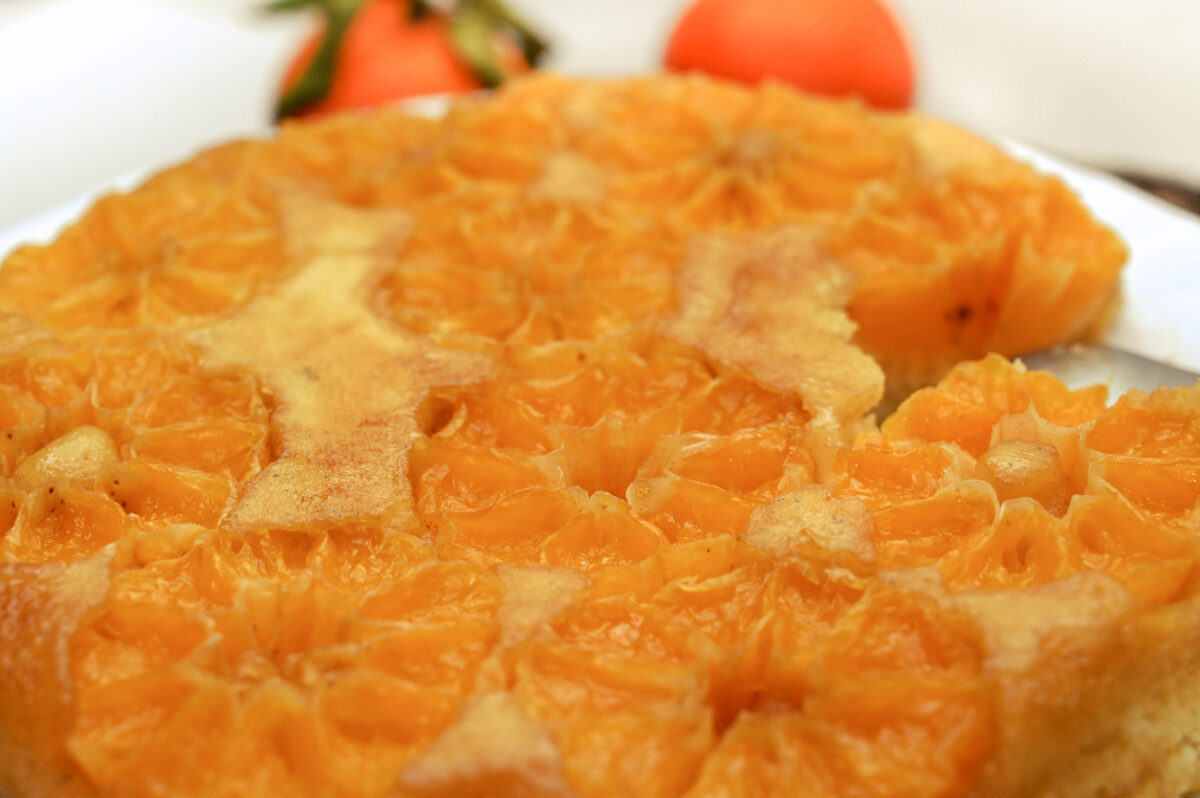 Κέικ με ολόκληρες κλημεντίνες