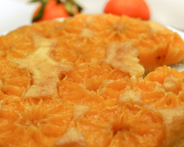 Κέικ με ολόκληρες κλημεντίνες