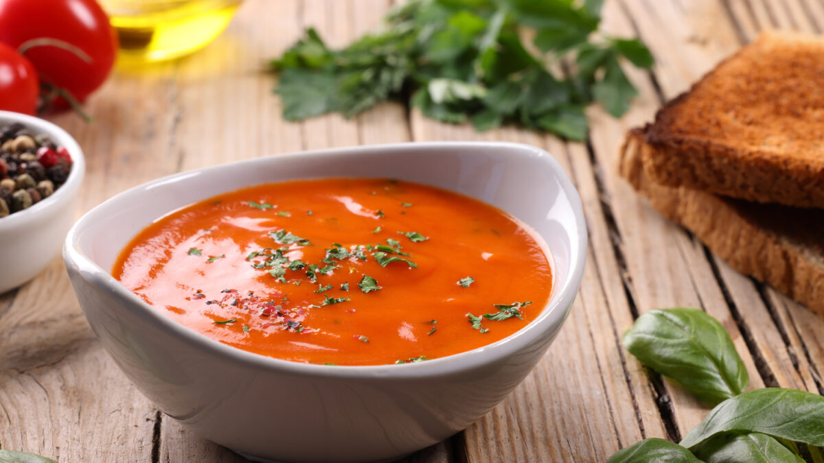 Σούπα κρέμα ντομάτας