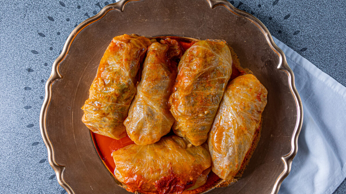 Λαχανοντολμάδες στον φούρνο