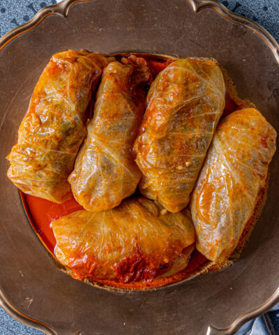 Λαχανοντολμάδες στον φούρνο