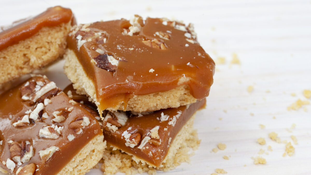 Μπάρες καραμέλας βουτύρου