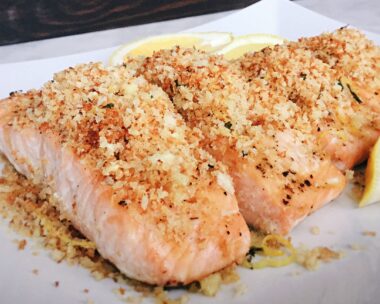 Σολομός με κρούστα panko