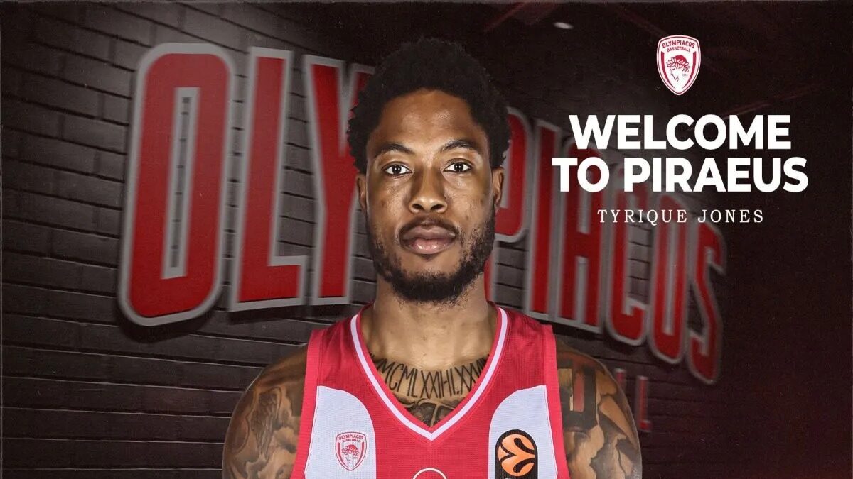 Ολυμπιακός: Στα ερυθρόλευκα ο Ταϊρίκ Τζόουνς μέχρι το 2028