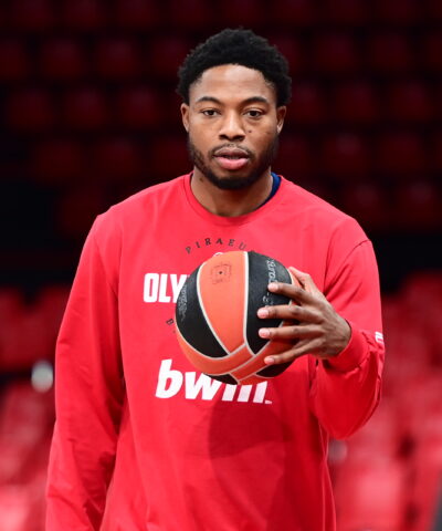 Ο Ταϊρίκ Τζόουνς σε προπόνηση του Ολυμπιακού (ΓΙΩΡΓΟΣ ΜΑΤΘΑΙΟΣ