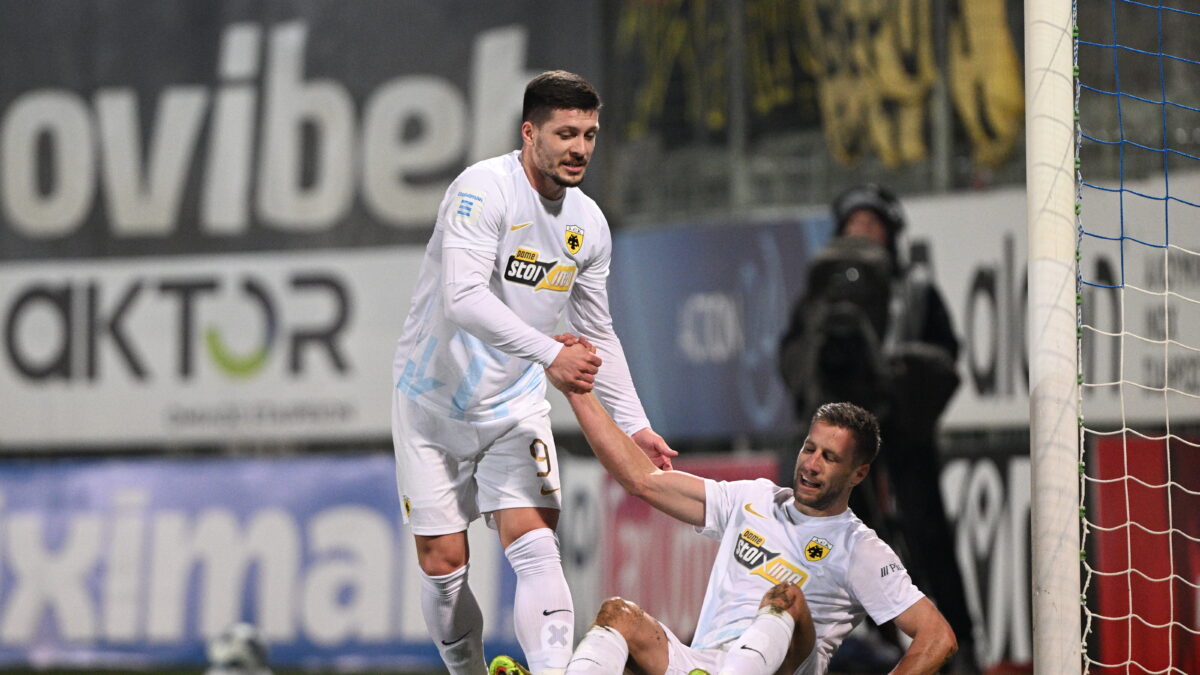 Ο Γιόβιτς με τον Βάργκα στο Αστέρας Τρίπολης - ΑΕΚ