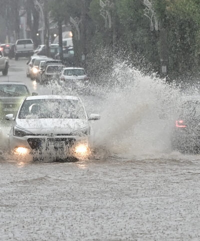 πλημμυρισμένος δρόμος