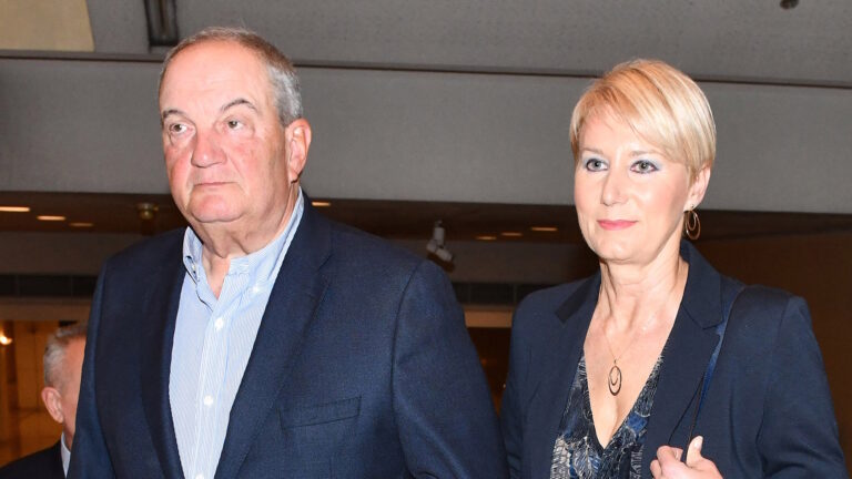 Κώστας Καραμανλής και Νατάσα Παζαΐτη