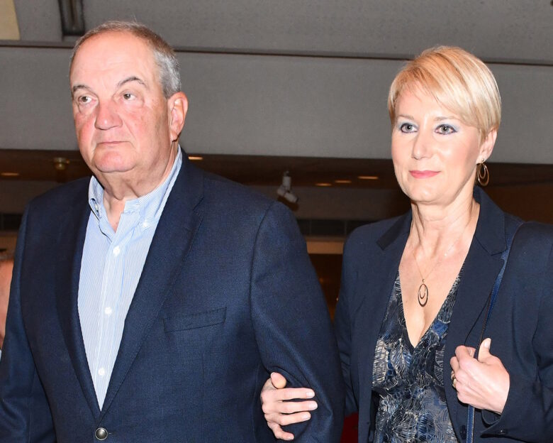 Κώστας Καραμανλής και Νατάσα Παζαΐτη