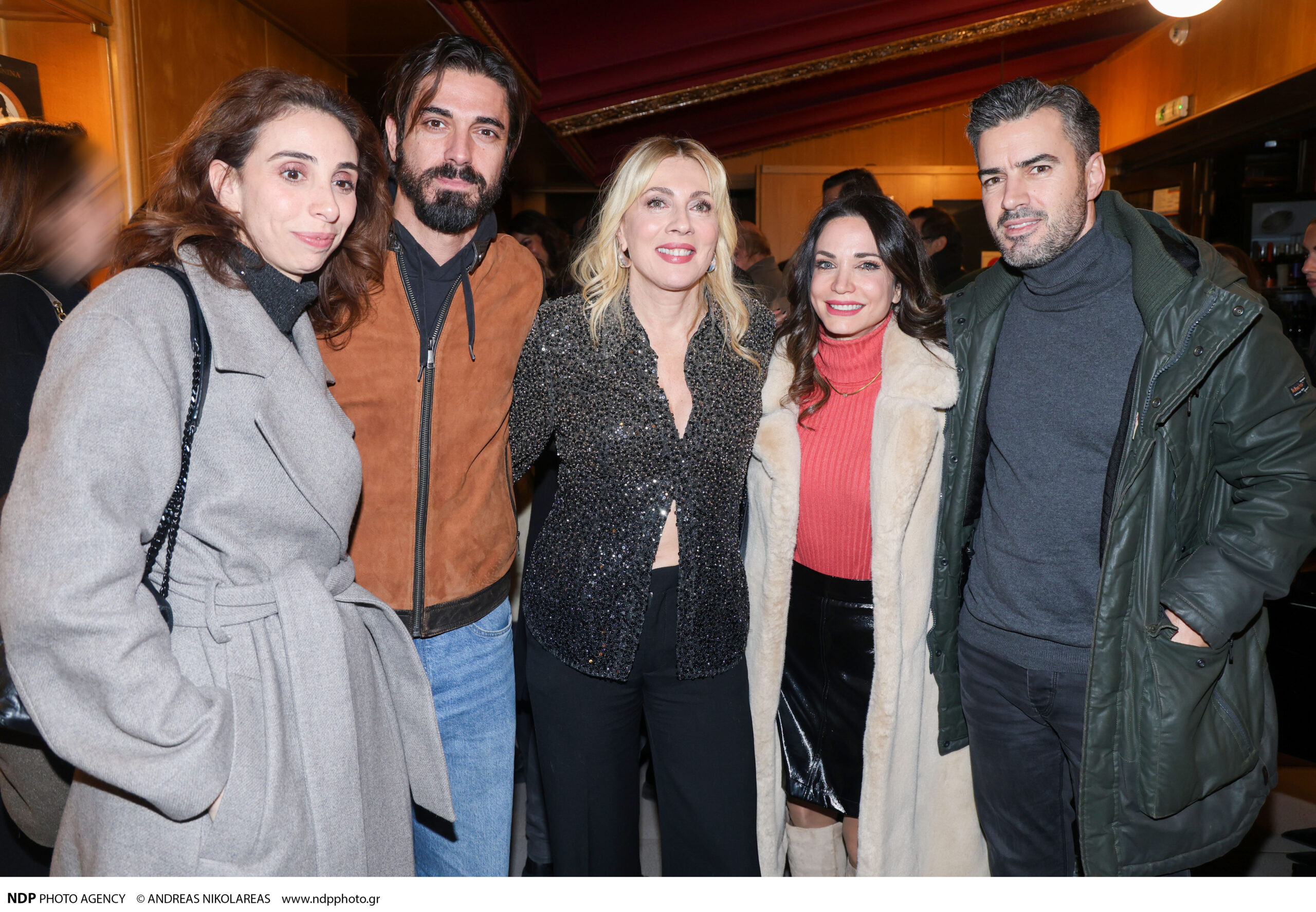 Έλενα Χαραλαμπούδη, Δημήτρης Γκοτσόπουλος, Σμαράγδα Καρύδη, Κατερίνα Γερονικολού και Γιάννης Τσιμιτσέλης