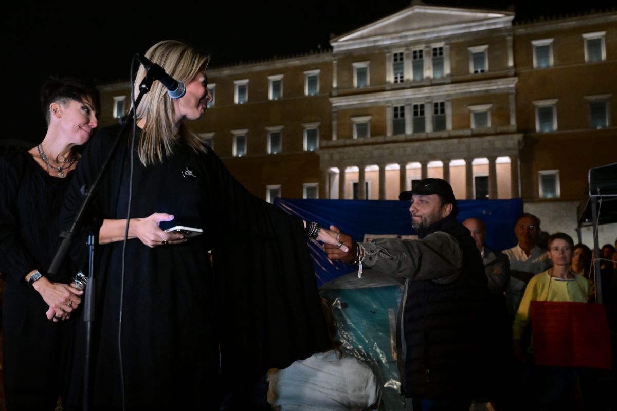 Η Μαρία Καρυστιανού και ο Πάνος Ρούτσι