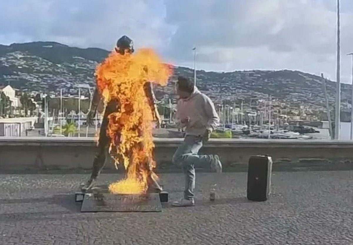 Το άγαλμα του Κριστιάνο Ρονάλντο