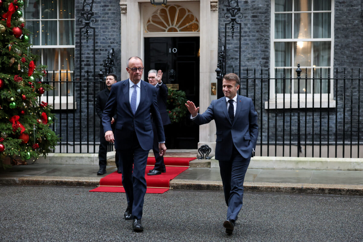 Φρίντριχ Μερτς / Εμανουέλ Μακρόν / Κιρ Στάρμερ / Βολοντίμιρ Ζελένσκι