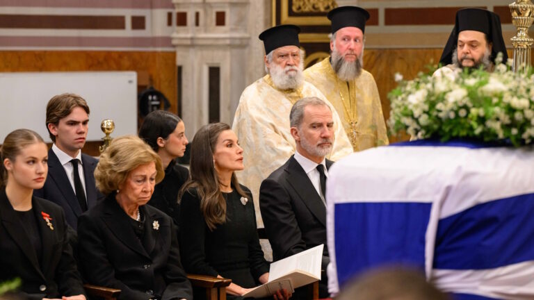 Κηδεία της πριγκίπισσας Ειρήνης, αδελφή της βασίλισσας Σοφίας της Ισπανίας, στην Μητρόπολη Αθηνών, Δευτέρα 19 Ιανουαρίου 2026.  (POOL
