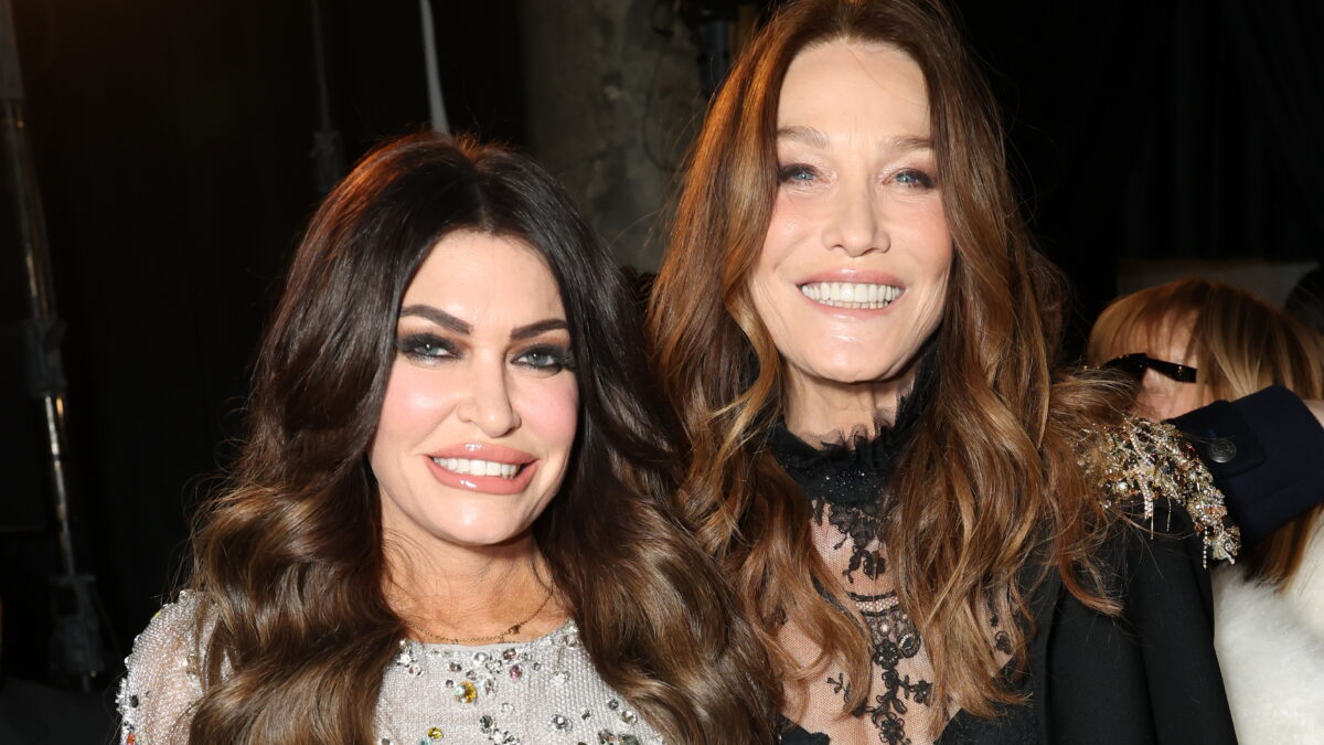 Η Κίμπερλι Γκιλφόιλ και η Κάρλα Μπρούνι