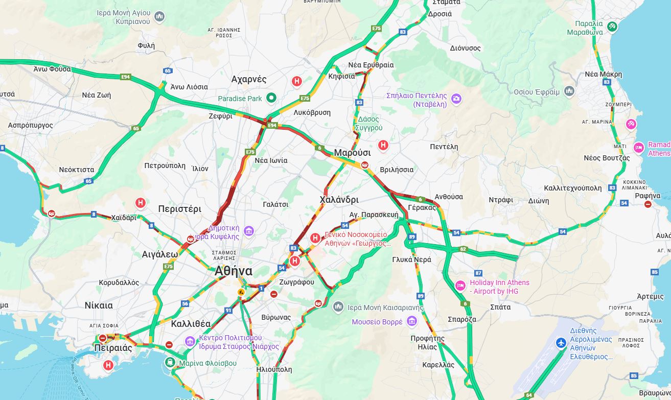 Χάρτης κίνησης