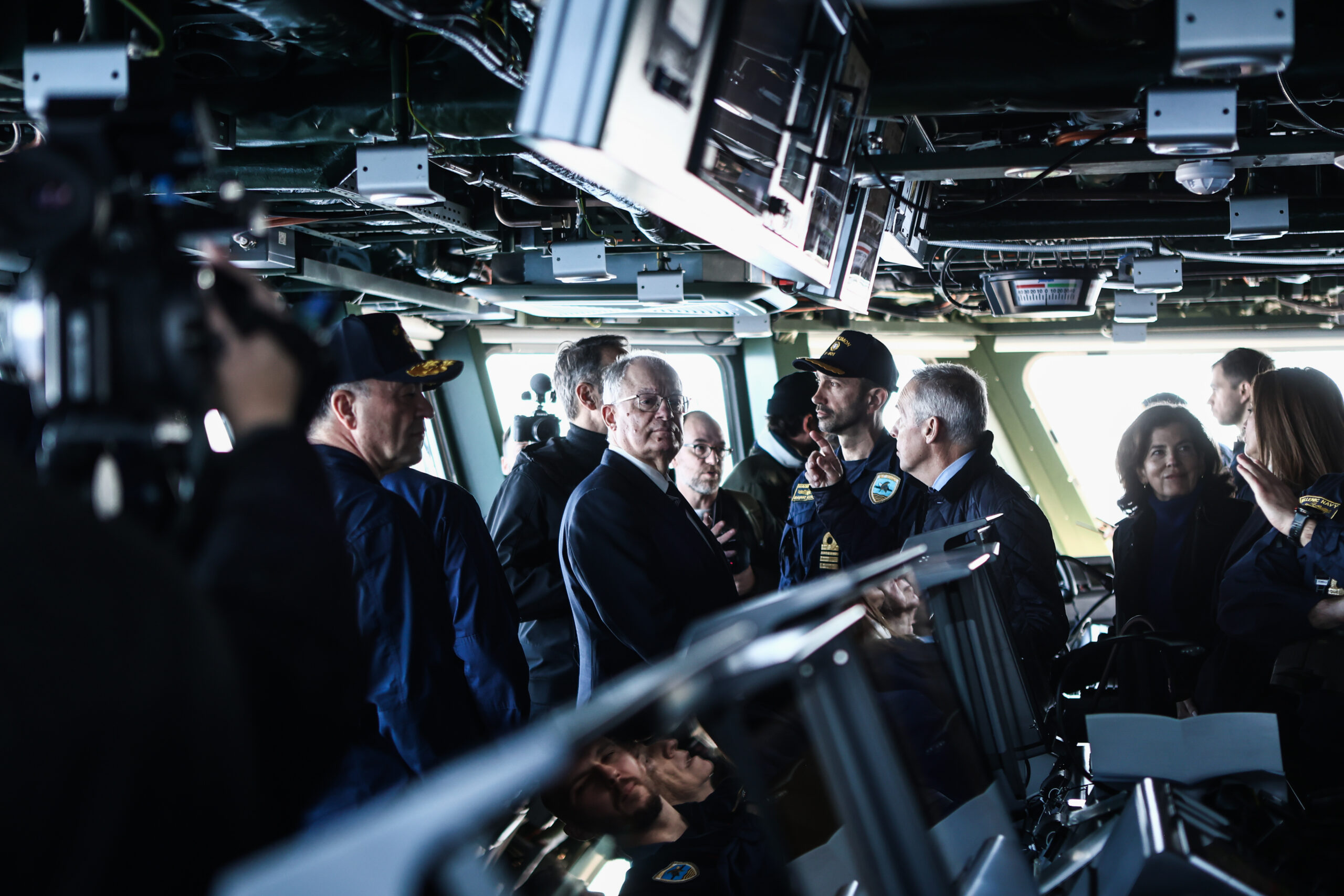 Υποδοχή της πρώτης ελληνικής, υπερσύγχρονης φρεγάτας Belharra "Κίμων", Πέμπτη 15 Ιανουαρίου 2026. (POOL