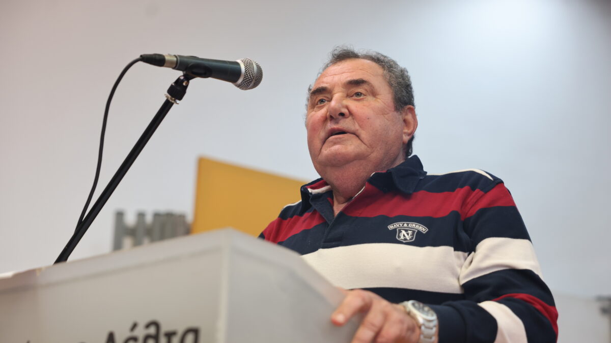 Ο αγροτοσυνδικαλιστής Κώστας Ανεστίδης