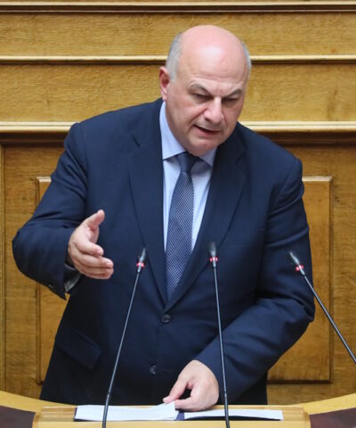 Ο υπουργός Αγροτικής Ανάπτυξης, Κώστας Τσιάρας