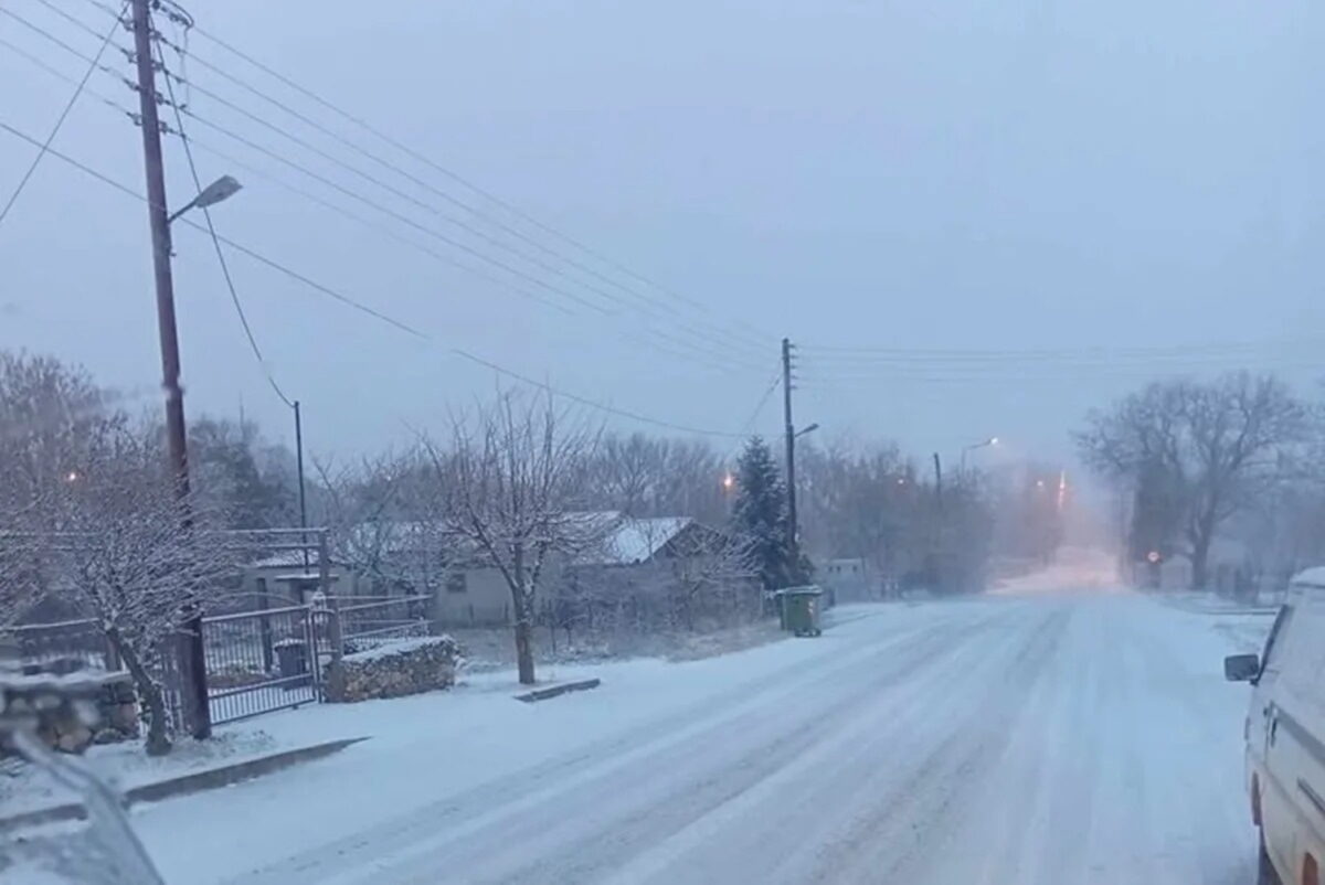 Χιόνια στον Λαγκαδά