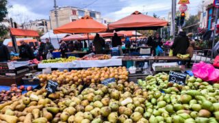 Στιγμιότυπο από λαϊκή αγορά