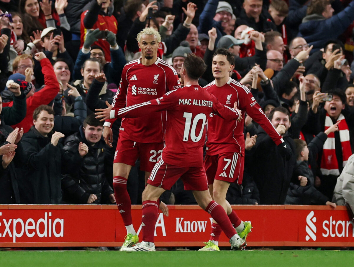 Οι παίκτες της Λίβερπουλ