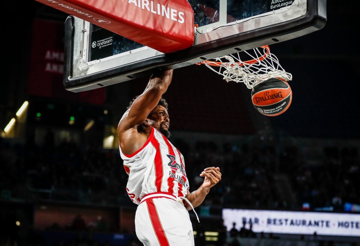 Ο ΜακΚίσικ σε αγώνα του Ολυμπιακού