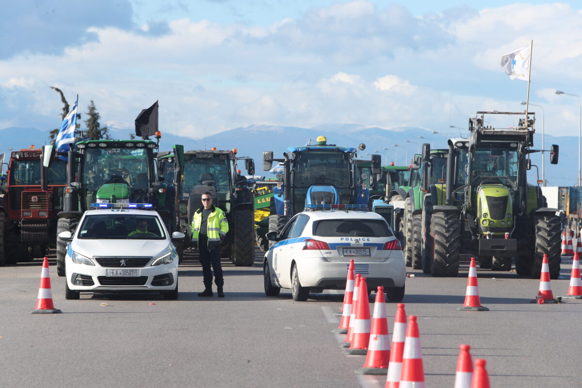 Αποκλεισμός της εθνικής οδού στα Μάλγαρα