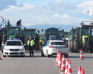 Αποκλεισμός της εθνικής οδού στα Μάλγαρα