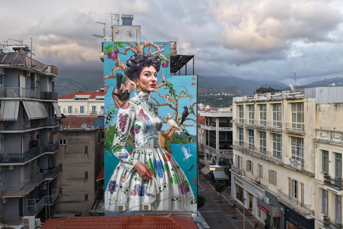 Καλαμάτα: Η τοιχογραφία της Μαρίας Κάλλας η κορυφαία στον κόσμο για το 2025 από το Street Art Cities