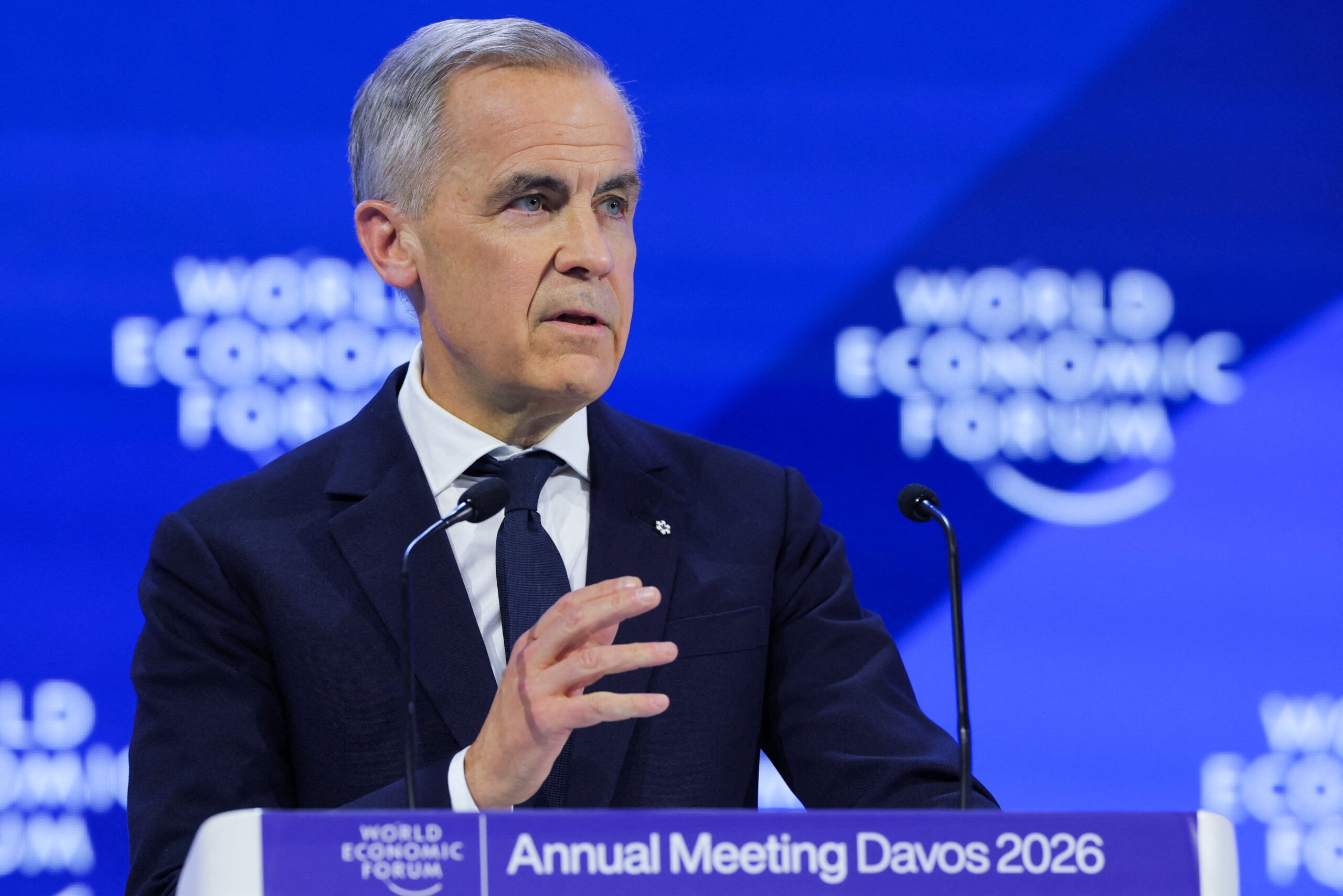 56th annual World Economic Forum (WEF) meeting in Davos Ο Μαρκ Κάρνεϊ στο Νταβός