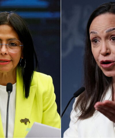 Η Ντέλσι Ροντρίγκες και η Μαρία Κορίνα Ματσάδο