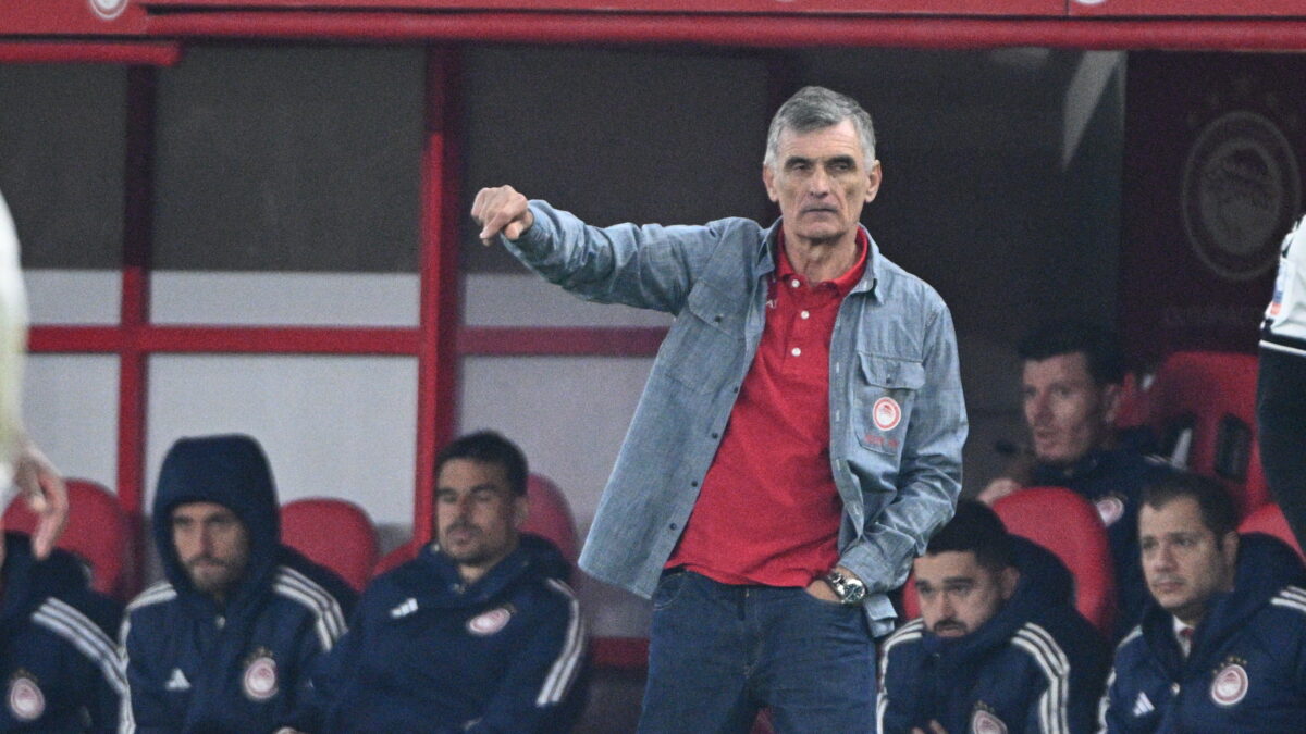 Ο Μεντιλίμπαρ στον αγώνα με τον ΠΑΟΚ (ΑΝΤΩΝΗΣ ΝΙΚΟΛΟΠΟΥΛΟΣ