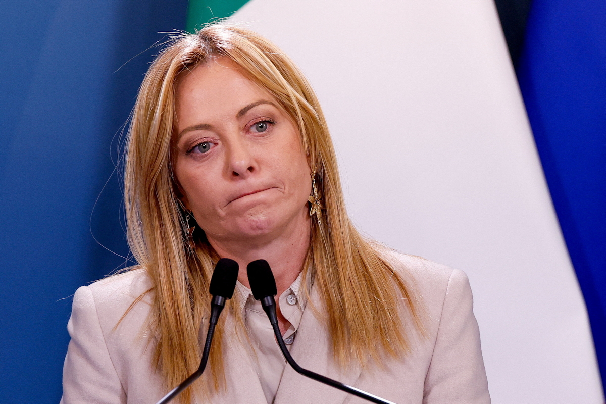 Ιταλία: Η πρωθυπουργός Τζόρτζια Μελόνι «εμφανίστηκε» ως άγγελος σε τοιχογραφία εκκλησίας στη Ρώμη