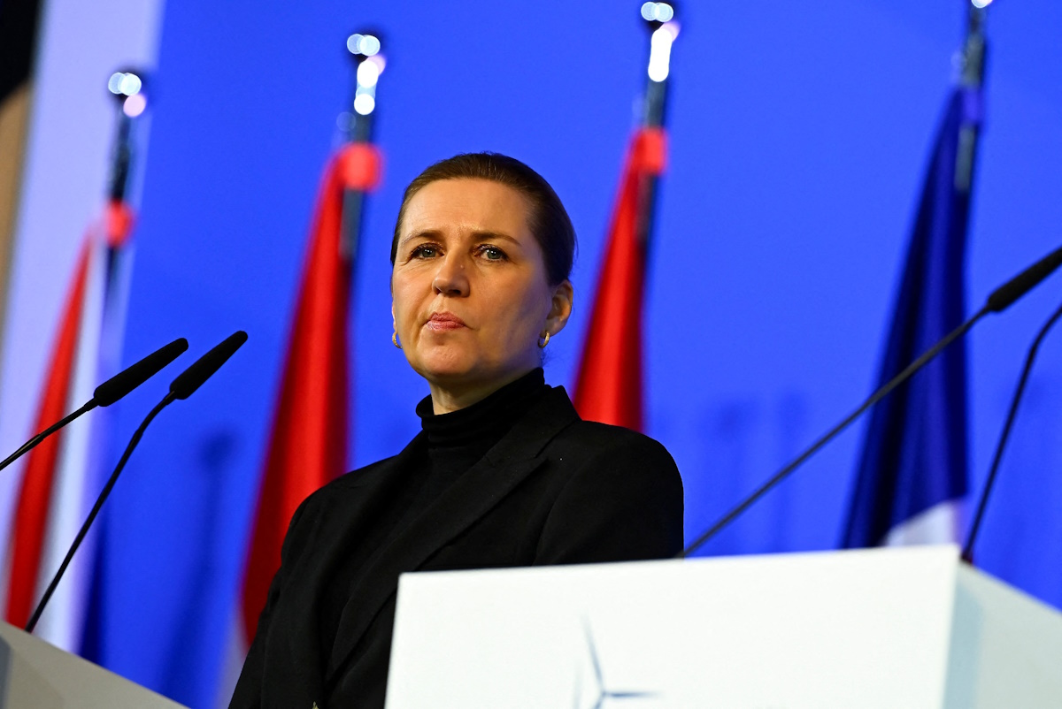 Η πρωθυπουργός της Δανίας, Μέτε Φρέντερικσεν
