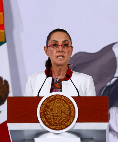 Η πρόεδρο της Μεξικού Κλαούντια Σέινμπαουμ