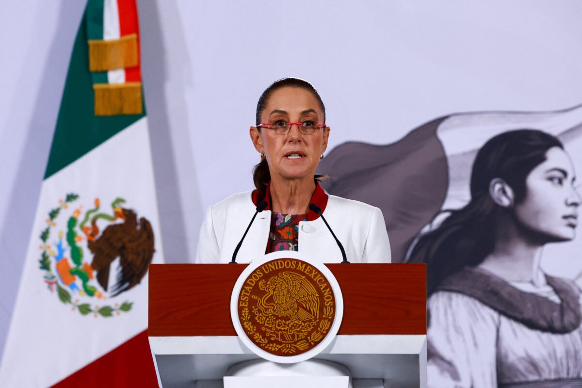 Η πρόεδρος του Μεξικό Κλαούντια Σέινμπαουμ