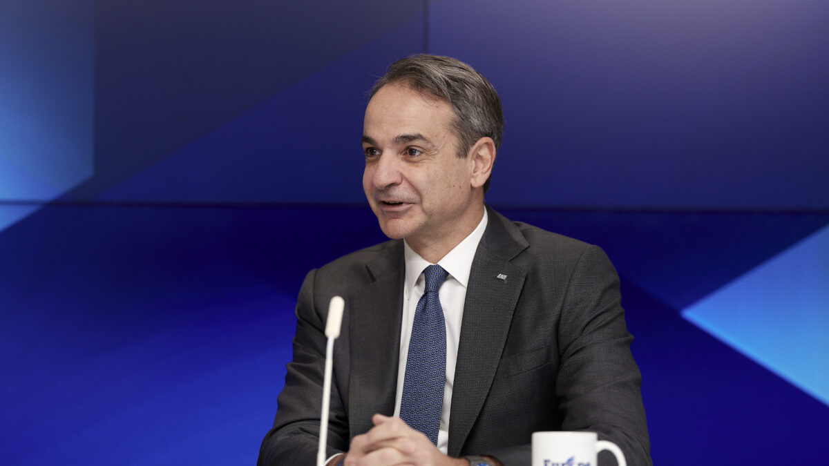 O Κυριάκος Μητσοτάκης