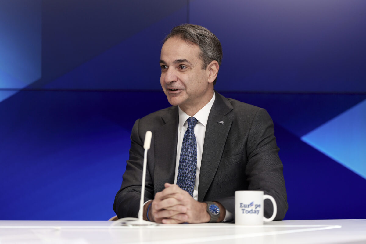 O Κυριάκος Μητσοτάκης