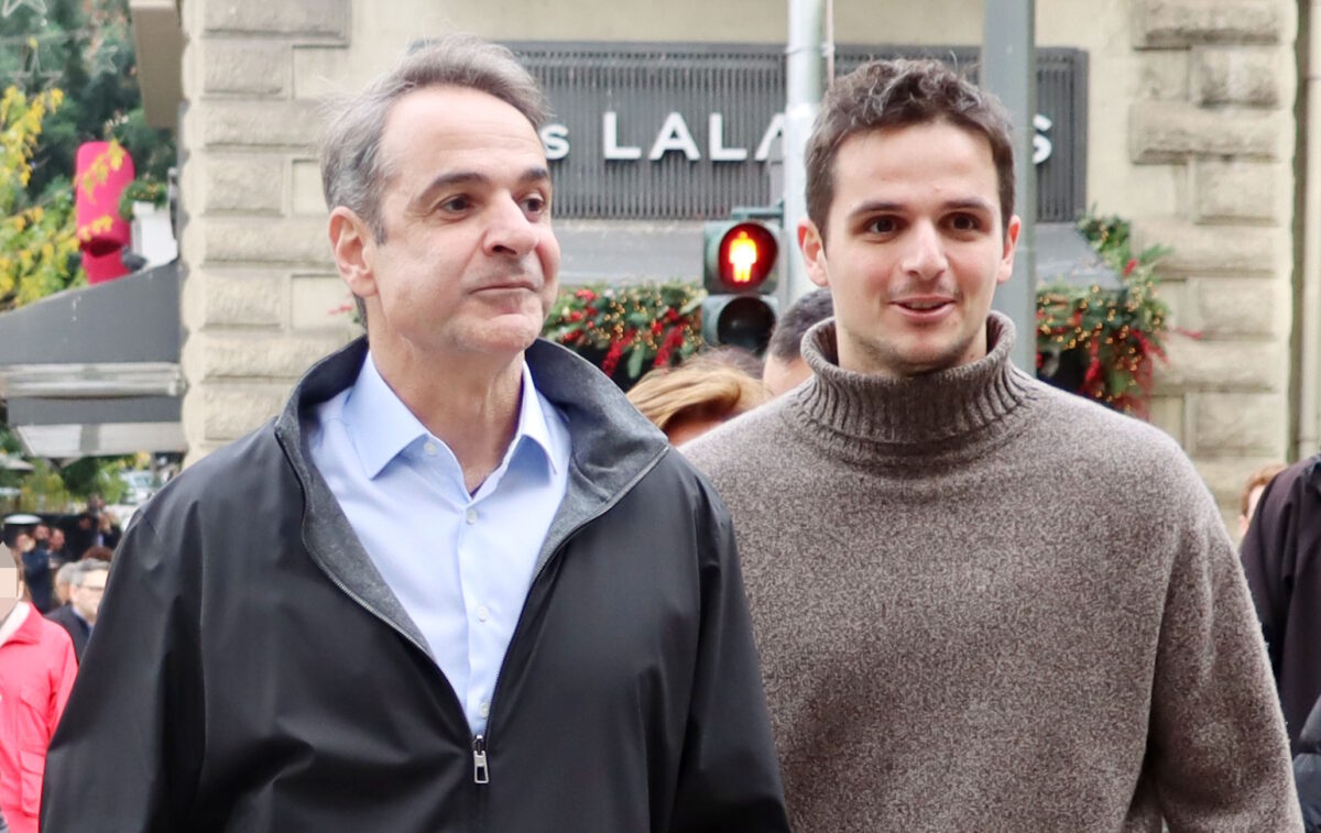 Κυριάκος Μητσοτάκης και Κωνσταντίνος Μητσοτάκης