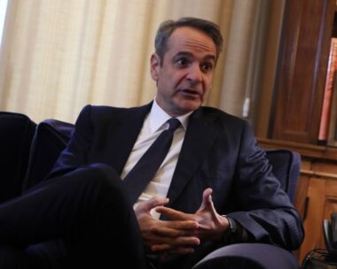 Ο Κυριάκος Μητσοτάκης στο Προεδρικό Μέγαρο