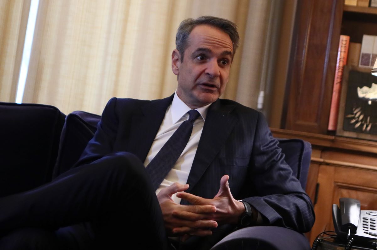 Ο Κυριάκος Μητσοτάκης στο Προεδρικό Μέγαρο