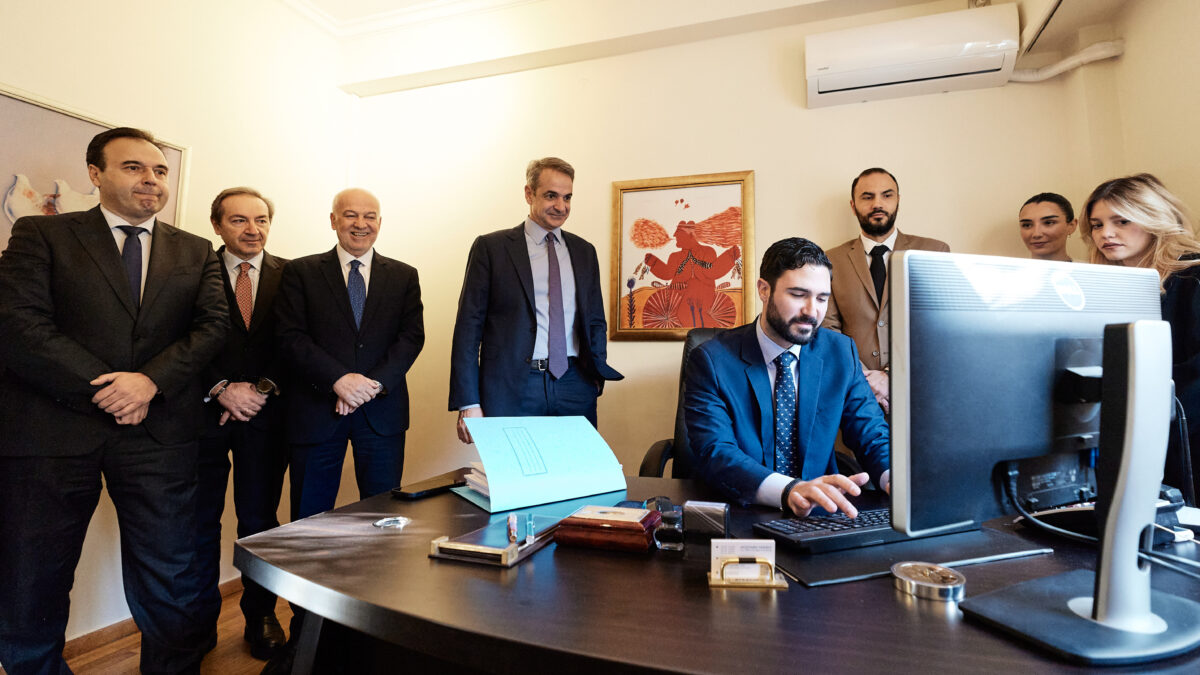 Ο πρωθυπουργός Κυριάκος Μητσοτάκης