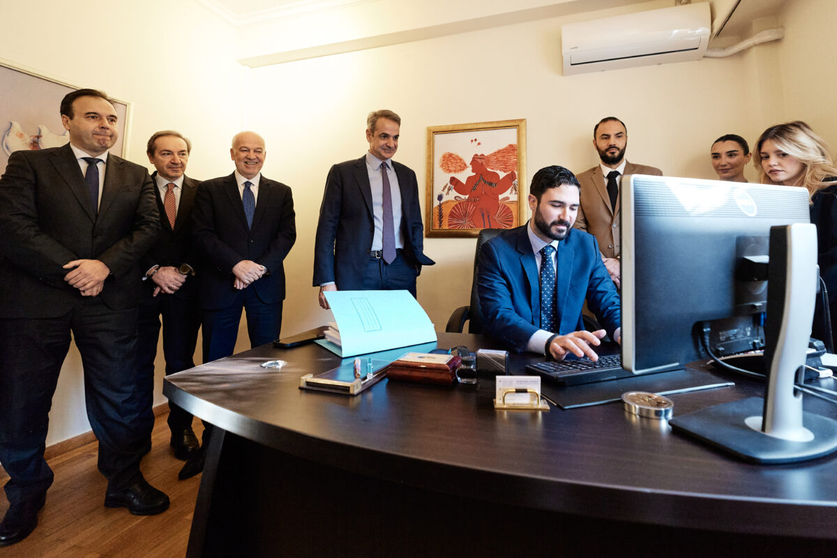 Ο πρωθυπουργός Κυριάκος Μητσοτάκης