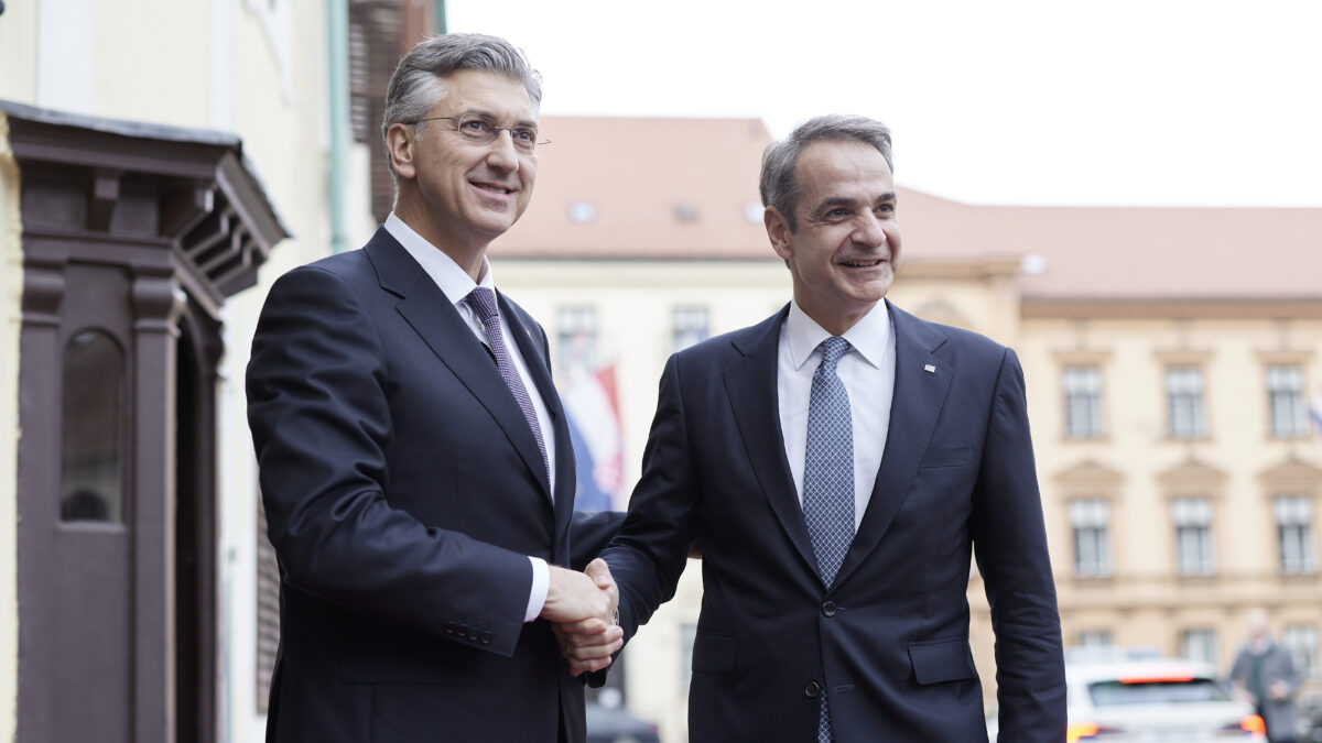 Κυριάκος Μητσοτάκης και Αντρέι Πλένκοβιτς